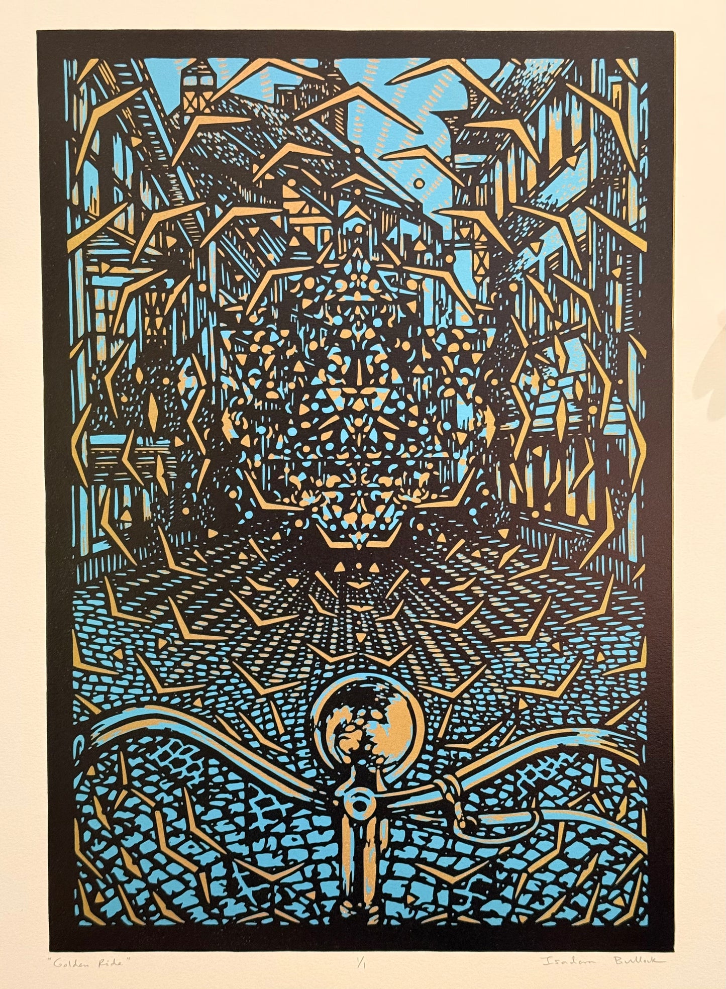 Golden Ride 1/1 - Bicycle Day 75th Anniversary