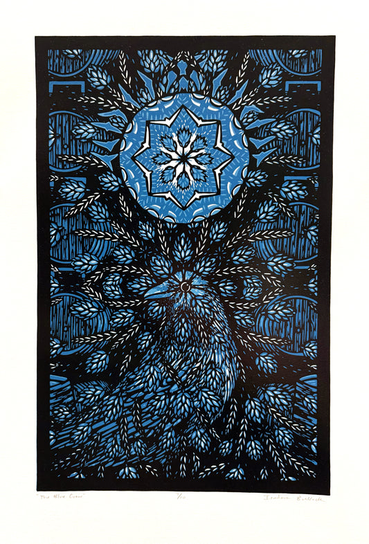 The Blue Crow - Art Print
