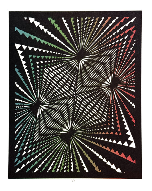 Rhombus Matrix: RGB - LE of 3