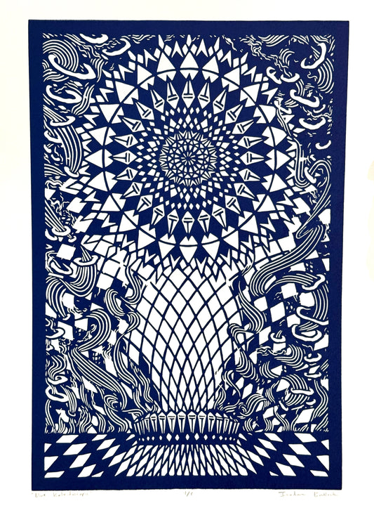 “Blue Kaleidoscopic” LE of 5